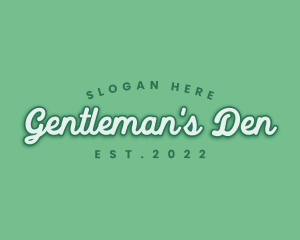 Generic Green Cursive logo design