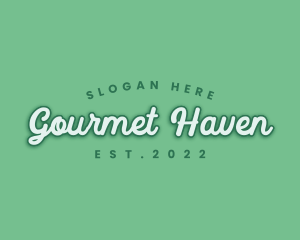 Generic Green Cursive logo design