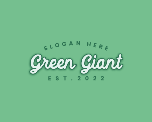 Generic Green Cursive logo design