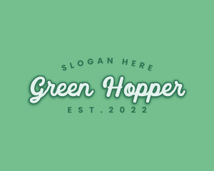 Generic Green Cursive logo design