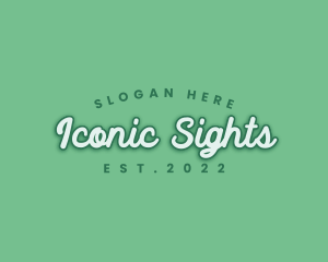 Generic Green Cursive logo design