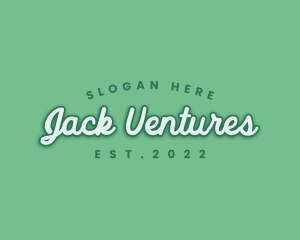 Generic Green Cursive logo design