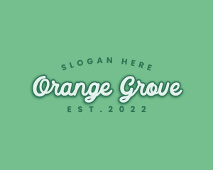 Generic Green Cursive logo design