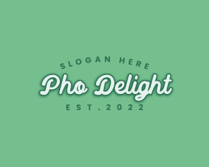 Generic Green Cursive logo design