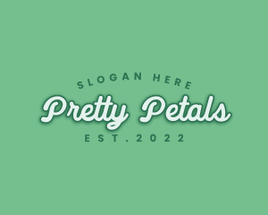 Generic Green Cursive logo design