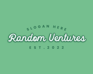 Generic Green Cursive logo design