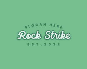 Generic Green Cursive logo design