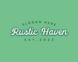 Generic Green Cursive logo design