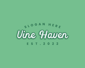 Generic Green Cursive logo design