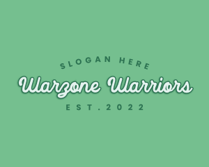 Generic Green Cursive logo design