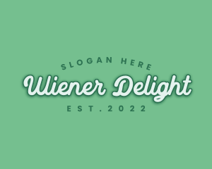 Generic Green Cursive logo design