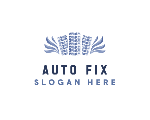 Mechanic - Mechanic Tire Wings logo design
