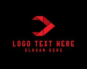 Trucking - Origami Logistics Arrow logo design