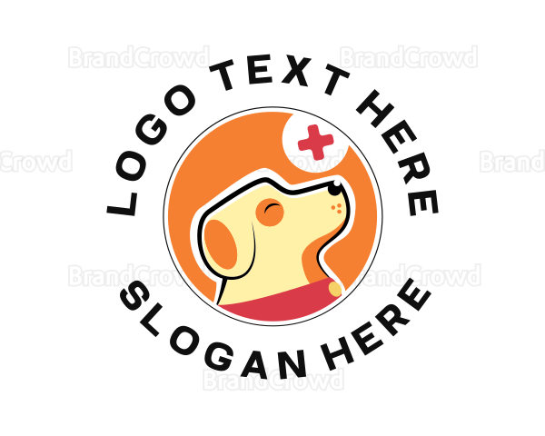 Pet Dog Veterinary Logo