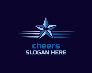 Team - Geometric Star Line logo design