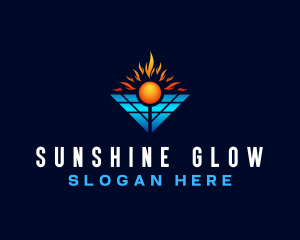 Sunlight - Solar Energy Panel logo design