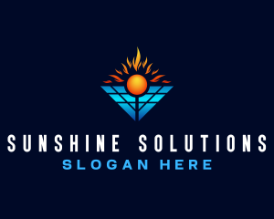 Sunlight - Solar Energy Panel logo design