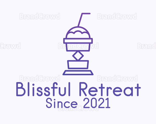 Purple Beverage Cooler Logo