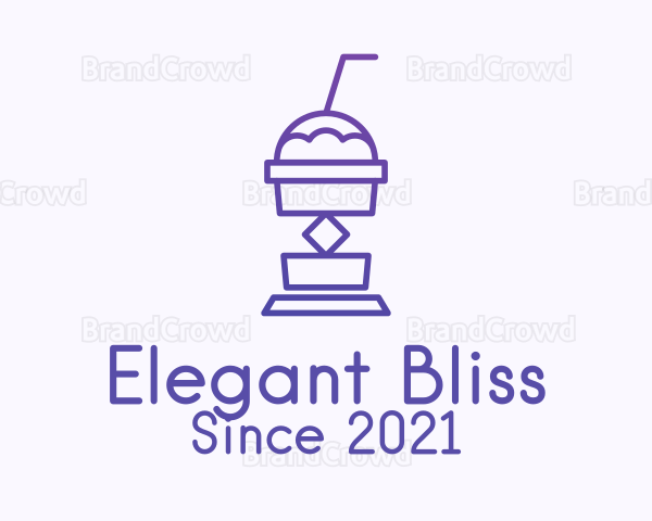 Purple Beverage Cooler Logo