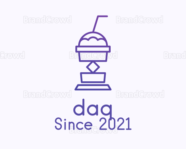 Purple Beverage Cooler Logo