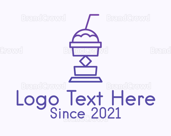 Purple Beverage Cooler Logo