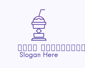 Purple Beverage Cooler  Logo