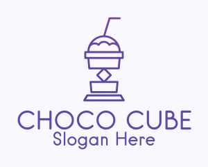 Purple Beverage Cooler  Logo