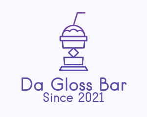 Purple Beverage Cooler  logo design