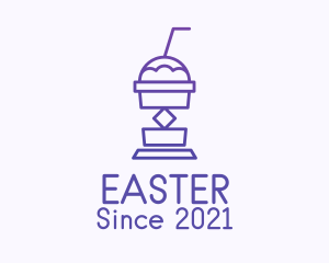 Purple Beverage Cooler  logo design