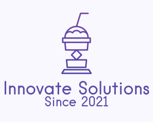 Dessert - Purple Beverage Cooler logo design