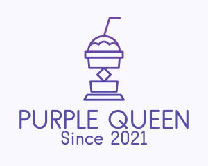 Purple Beverage Cooler  logo design