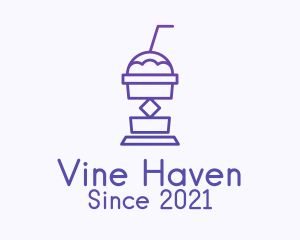 Purple Beverage Cooler  logo design