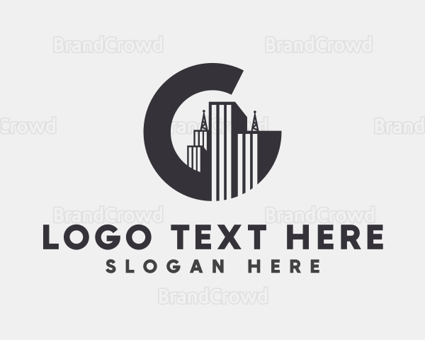 City Building Letter G Logo