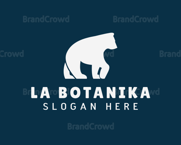 Polar Bear Animal Logo