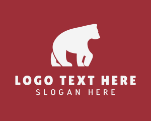 Cartoon - Polar Bear Cartoon logo design