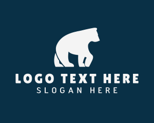 Wild - Polar Bear Animal logo design