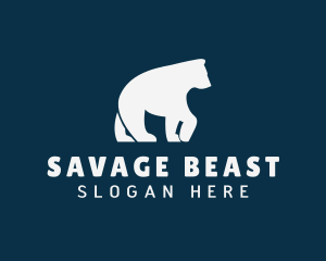 Polar Bear Animal logo design