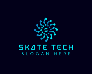 Spiral Motion Tech logo design