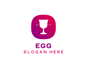 Modern - Wine Glass Winery logo design
