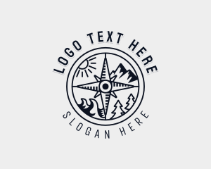 Explore - Mountain Exploration Tour logo design