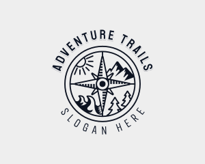 Mountain Exploration Tour logo design