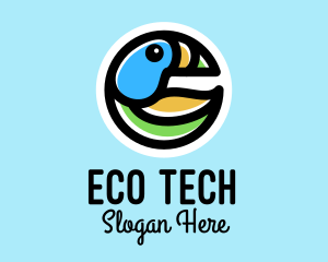 Ecosystem - Pet Forest Bird logo design