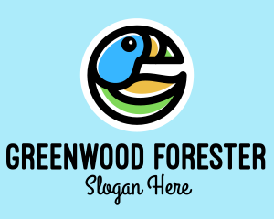 Pet Forest Bird  logo design