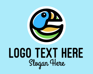 Toucan - Pet Forest Bird logo design