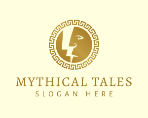 Mythology - Gold Thunder Mythology logo design