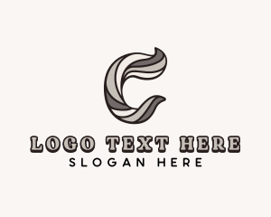 Stylish - Creative Twisted Letter C logo design