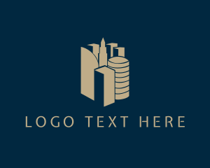 Metropolis - Luxury Metropolis Property logo design