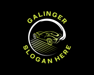 Car Racing Garage Logo