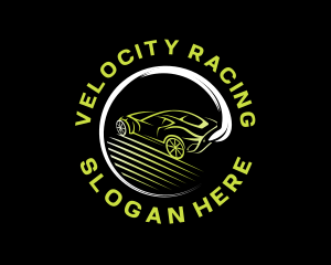 Car Racing Garage logo design