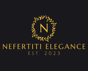 Elegant Luxury Wreath logo design